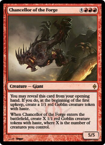 chancellor of the forge manaless dredge